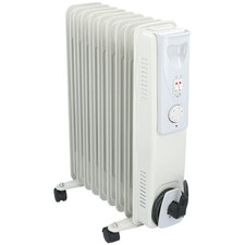 alpina Radiateur Bain d'Huile 2000W – Chauffage Bain d’Huile avec Thermostat Rég