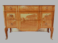 commode à réseaux  louis XV
