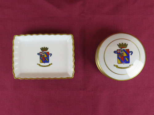 Cendrier boite porcelaine - et,