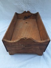  Antique Wooden Doll Bed Toy Handmade Folk Art