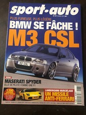 SPORT AUTO n°477 10/2001 BMW