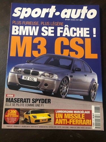 Sport auto 477 2001 bmw - sport, 10/2001