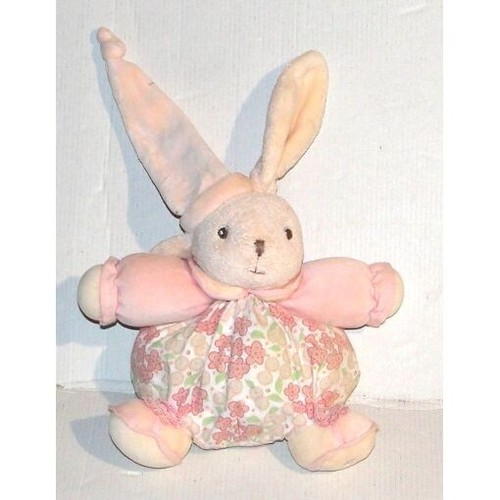 Doudou peluche lapin boule - peluche,
