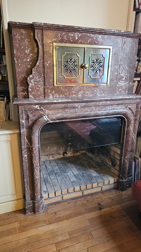 Très rare cheminée ancienne - cheminée,