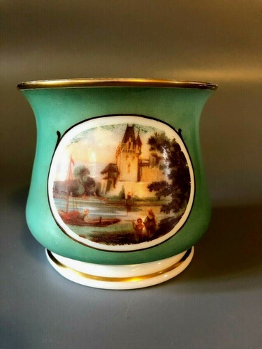 Antique bristol glass spooner - bristol,