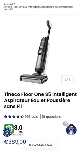Tineco floor one aspirateur - floor, s5
