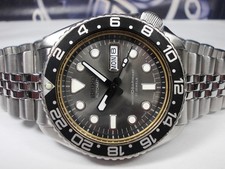 SEIKO 150M DAY/DATE DIVERS AUTO MENS WATCH 6309-7290 'BLACK 10BAR' (SN 471578)