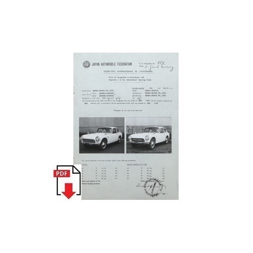 1967 honda s800 form of - 1967, ca