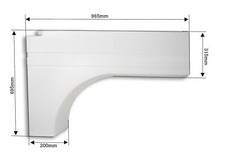 Réservoir d’eau pour passage de roue - Ducato, Boxer, Jumper - différ. options 