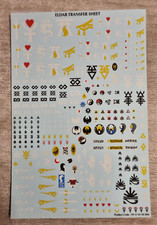 Warhammer eldar transfer sheet - eldar,