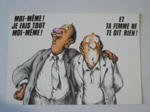 Carte postale claude serre - carte,