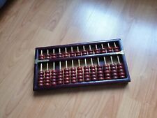 Antique Chinese Abacus * Diamond 13 Columns * Wooden and Bamboo