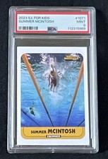 SUMMER MCINTOSH ROOKIE PSA 9 MINT 2023 SI for Kids Olympic Gold Canada POP 2
