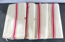 Lot E 4 anciens Torchons