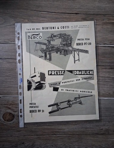 Publicité berco presse pour - presse,