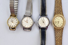 Lot of 4 - OMEGA, Bucherer & Girard Perregaux Swiss Watch, working