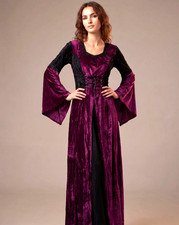 Robe En Velours Gothique