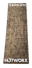 Hotworx Yoga Mat Brown Hemp Fiber 72" x 24" Mat for Hot Yoga Preowned 2’ X 6’