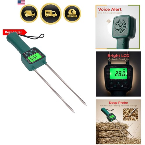 Digital hay moisture tester - hay,