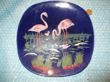 ASSIETTE en FAÏENCE BLEU