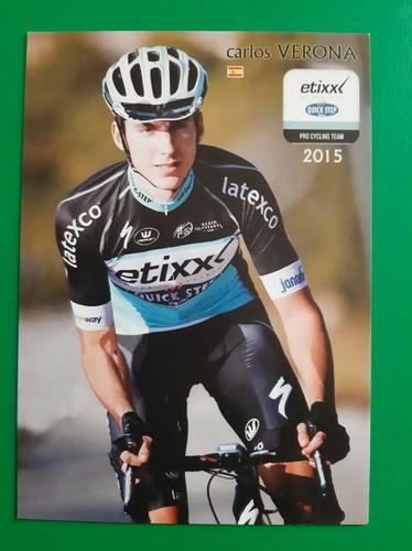 Cyclisme carte cycliste carlos - carte,