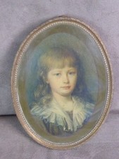 CADRE ovale, en laiton