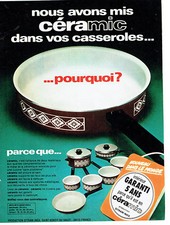 1975 Advertising 088 Advertising 088 Sitram Ceramic Poel Pans - Stainless