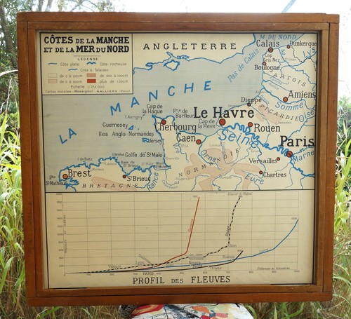 Ancienne carte géographie - ancienne,