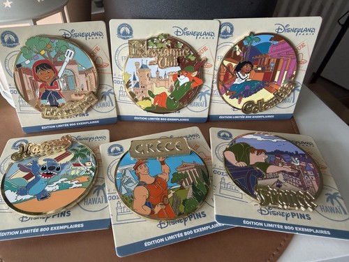 Disneyland paris lot pins - disneyland,