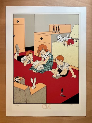 Serigraphie signee manon - signee,