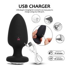 Vibromasseur plug anal wings