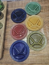 6 Assiettes À Fondue