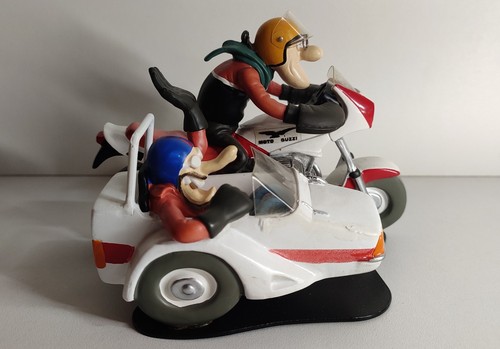 Figurine moto résine joe - en,
