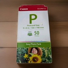 Canon E-P50 Selphy ES Postcard Size 50 Photos 4 X 6 in. Ink & Paper