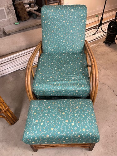 Vintage rattan bamboo - bamboo, lounge