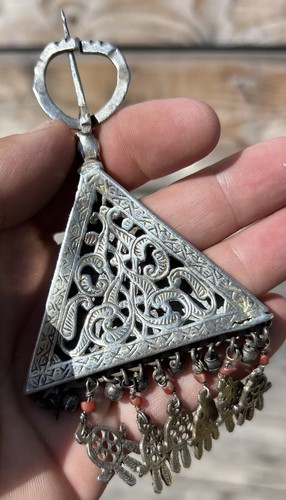 Fibule argent bijoux ethnique - argent,