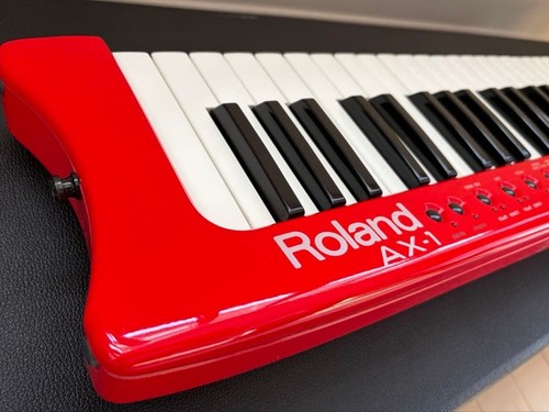Roland red keyboard - roland,