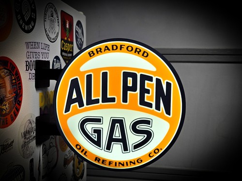 Enseigne all pen - gas, lumineuse