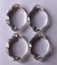 4   PAMPILLES EN CRISTAL POUR