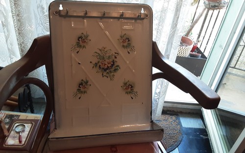 Porte louche ancien tole - ancien,