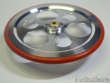 NEW IDLER WHEEL LENCO TURNTABLE L75 L78 MADE IN ITALY BY AUDIOSILENTE SHAFT 2.50