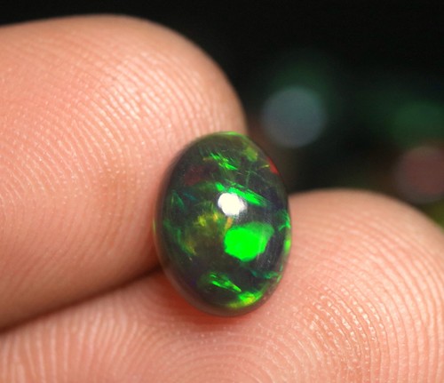 Cabochon opale noire de - d'opale,