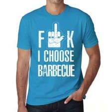 ULTRABASIC Homme Tee-Shirt F**k Je Choisis Le Barbecue F**k I Choose Barbecue