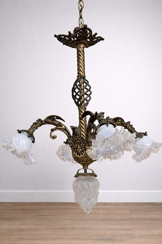 Important lustre bronze - lustre, en