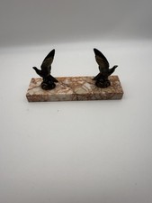 Art Déco Porte photo  oiseaux sur marbre