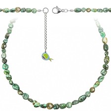 Collier en jaspe africain -