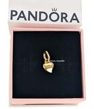 New 100% Authentic PANDORA ME 14k Gold Plated Heart Mini Dangle Charm 763691C00