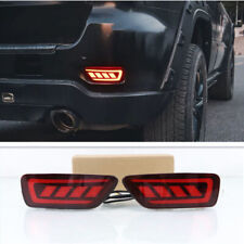 For 2011 - 2021 Jeep Grand Cherokee LED Rear Fog Light Rear Bumper Fog Lamp Kit