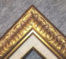 3" Antique Gold Leaf Ornate