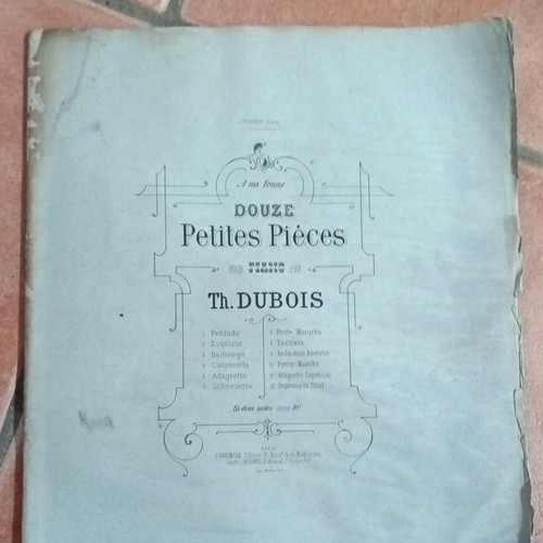 Dubois partition piano - th.,